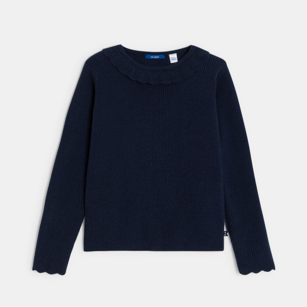 كنزة باللون الأزرق للفتيات